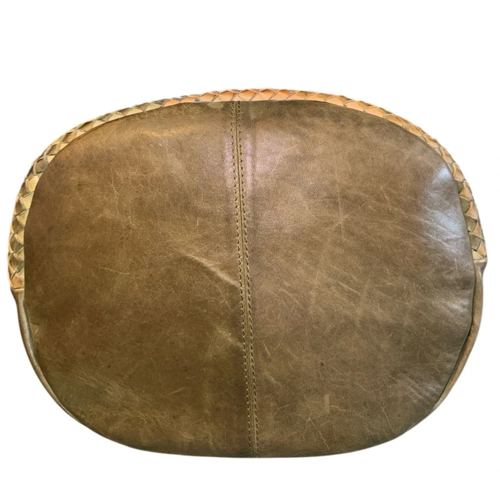 Genuine Soft Leather Artisian Bohemian Woven Shoulder Adjustable Crossbody Bag